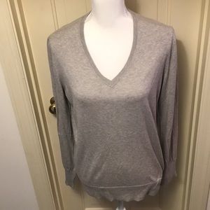 Lands’ End Canvas V-Neck Sweater NWT